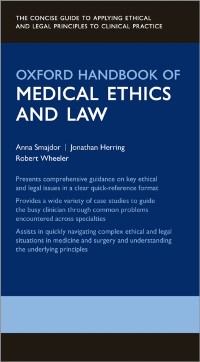 Cover Oxford Handbook of Medical Ethics and Law