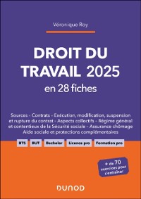 Cover Droit du travail 2025 en 28 fiches