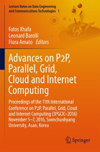 Cover Advances on P2P, Parallel, Grid, Cloud and Internet Computing