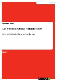 Cover Das bundesdeutsche Parteiensystem