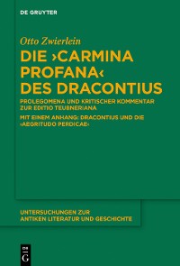 Cover Die "Carmina profana" des Dracontius