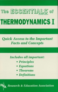 Cover Thermodynamics I Essentials