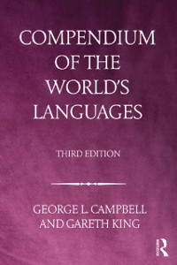 Cover Compendium of the World''s Languages