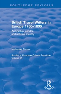 Cover British Travel Writers in Europe 1750-1800