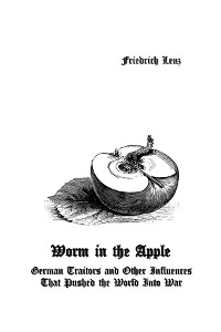 Cover Worm in the Apple