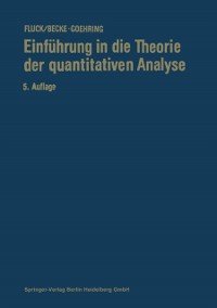 Cover Einführung in die Theorie der quantitativen Analyse
