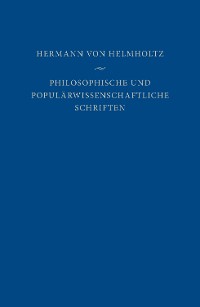 Cover Philosophische und populärwissenschaftliche Schriften