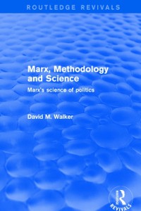 Cover Marx, Methodology and Science