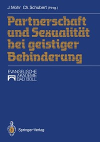 Cover Partnerschaft und Sexualität bei geistiger Behinderung