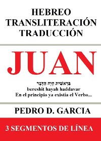 Cover Juan: Hebreo Transliteración Traducción: 3 Segmentos de Línea