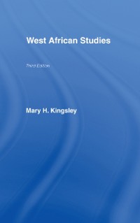 Cover West African Studies