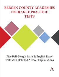 Cover Bergen County Academies Entrance Practice Tests