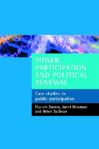 Cover Power, participation and political renewal