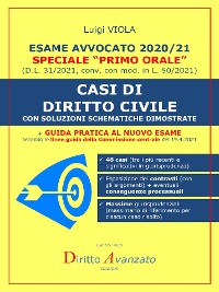 Cover Esame avvocato 2020-21. CASI DI DIRITTO CIVILE