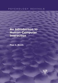 Cover An Introduction to Human-Computer Interaction (Psychology Revivals)