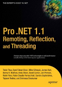 Cover Pro .NET 1.1 Remoting, Reflection, and Threading