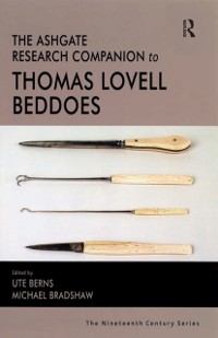 Cover The Ashgate Research Companion to Thomas Lovell Beddoes