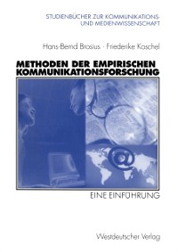 Cover Methoden der empirischen Kommunikationsforschung