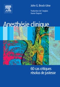 Cover Anesthésie clinique