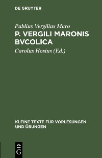 Cover P. Vergili Maronis Bvcolica