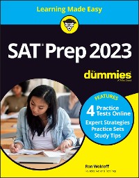 Cover SAT Prep 2023 For Dummies with Online Practice