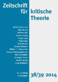 Cover Zeitschrift für kritische Theorie / Zeitschrift für kritische Theorie, Heft 38/39