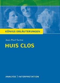 Cover Huis clos (Geschlossene Gesellschaft) von Jean-Paul Sartre.