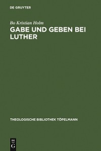 Cover Gabe und Geben bei Luther