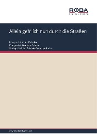 Cover Allein geh' ich nun durch die Straßen