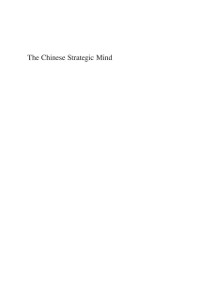 Cover The Chinese Strategic Mind