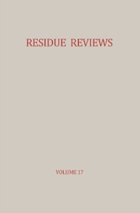 Cover Residue Reviews / Ruckstands-Berichte