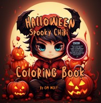 Cover Halloween Spooky Chibi Coloring Book