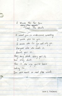 Cover I Wrote This for You: Just the Words