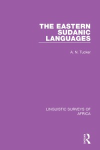 Cover Eastern Sudanic Languages