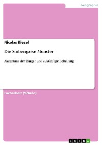 Cover Die Stubengasse Münster