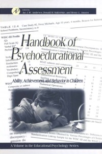 Cover Handbook of Psychoeducational Assessment