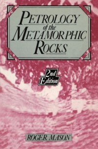 Cover Petrology of the metamorphic rocks