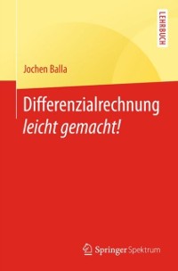 Cover Differenzialrechnung leicht gemacht!