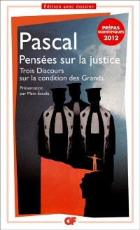 Cover Pensées sur la justice