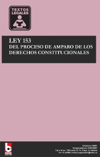 Cover Ley 153 Del proceso de amparo de los derechos constitucionales