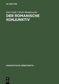 Cover Der romanische Konjunktiv