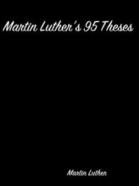 Cover Martin Luther's 95 Theses