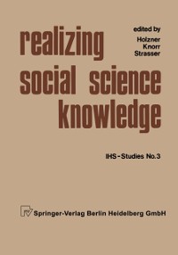 Cover Realizing Social Science Knowledge