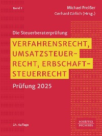 Cover Verfahrensrecht, Umsatzsteuerrecht, Erbschaftsteuerrecht