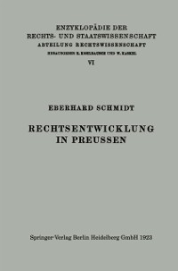Cover Rechtsentwicklung in Preussen