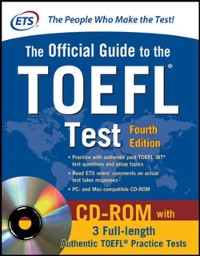 Cover Official Guide to the TOEFL Test, 4th Edition