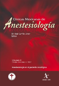 Cover Anestesiología en el paciente oncológico CMA Vol. 06