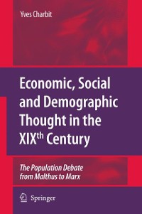 Cover Economic, Social and Demographic Thought in the XIXth Century