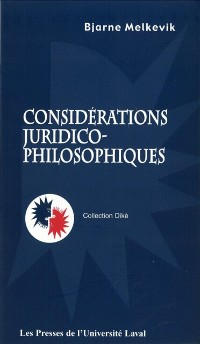 Cover Considérations juridico-philosophiques