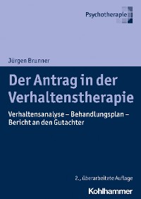 Cover Der Antrag in der Verhaltenstherapie